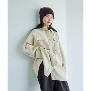 ブラウス シャツ コーデュロイBIGシャツ　579714 レディース