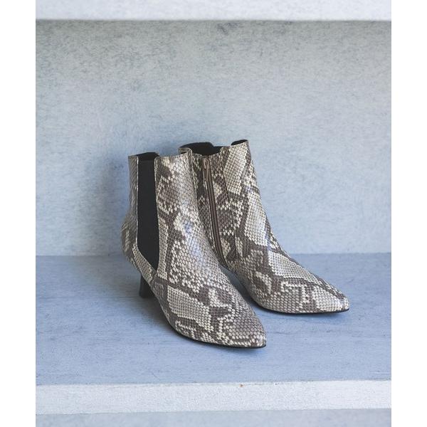 ブーツ サイドゴアヒールブーツ レディース