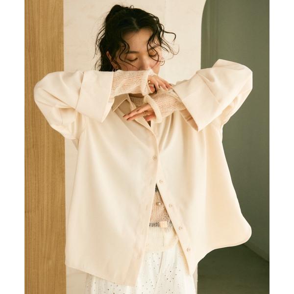 ブラウス シャツ Double cuff grace shirt / ダブルカフグレースシャツ レデ...