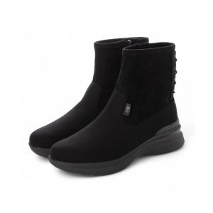 ブーツ 「レイン対応」厚底ストレッチブーツ レディース