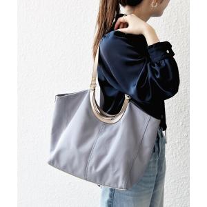 トートバッグ SHIPS any: 3WAY バイカラー A4 トート バッグ レディース