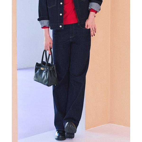 ジーンズ デニム デニムパンツ 「Healthy Denimコラボ」デニムセミワイド レディース