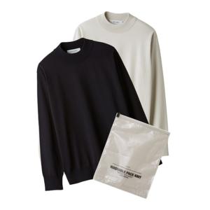 セーター ニット 「A PACK」ＷＳＢＬ　パックニットＭＮ (2枚組) メンズ