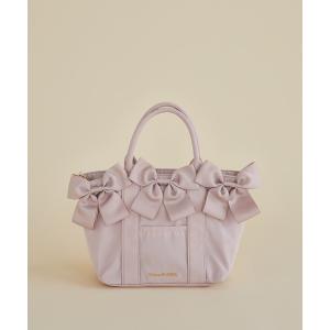 トートバッグ ボリュームリボン2Wayトートバッグ レディース