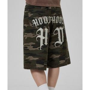 パンツ 「UNISEX」HOODHOOD／Alienポケット ショートパンツ レディース メンズ