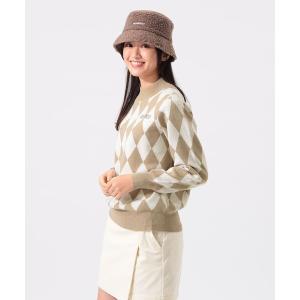ニット セーター ORANGE LABEL / アーガイル ニット プルオーバー レディース