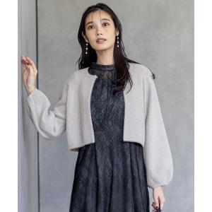 カーディガン フェザーボレロ カーディガン レディース