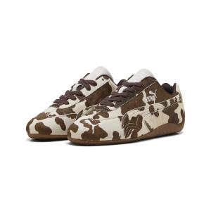スニーカー PUMA/プーマ レディース スニーカー 韓国　アニマル カウ柄 SPEEDCAT COW WNS スピードキャット 40614101 レ