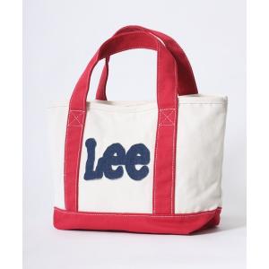 トートバッグ Lee/リー パッチワーク デニムロゴ ミニキャンバス トートバック ランチバック レディース メンズ