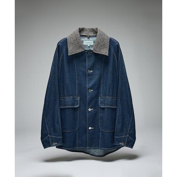 デニムジャケット gジャン デタッチャブルカラー デニムブルゾン/ジャケット メンズ