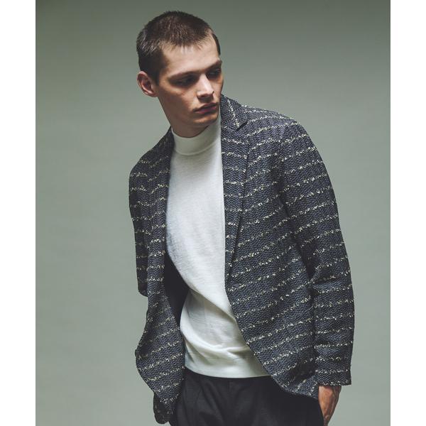 ジャケット テーラードジャケット ニットツイード イージージャケット メンズ