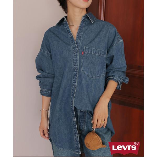 ブラウス シャツ 別注「LEVI’S/リーバイス」デニムシャツ レディース