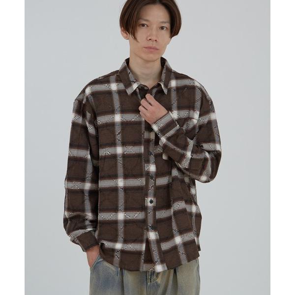 シャツ ヴィンテージライク 長袖 チェックシャツ メンズ レディース