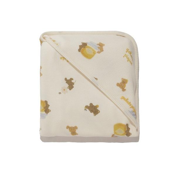 おくるみ 「BABY」はちみつベア柄ブランケット