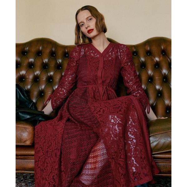 ワンピース インナー付きレースワンピース  583338