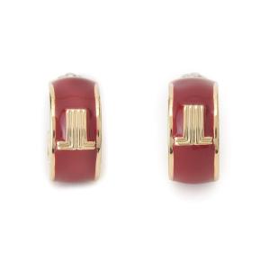 イヤリング ボルドー＆ゴールドイヤリング レディースの買取情報