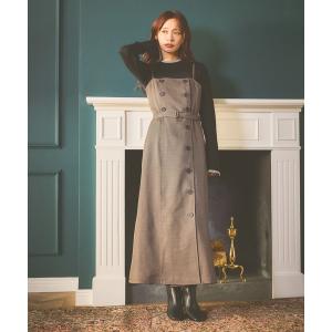 ワンピース トレンチライクキャミワンピース 　583343