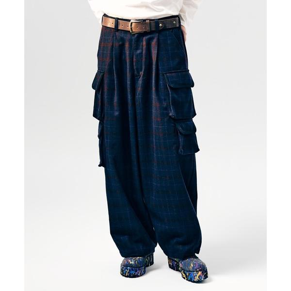 カーゴパンツ Asymmetry Cargo Tweed Pants / アシンメトリーカーゴツイー...
