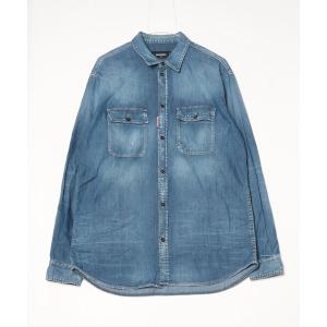 シャツ Relax Dan Worker Pocket Shirt Light Wash/0251 メンズ レディース
