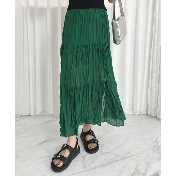 スカート ワッシャースリットスカート