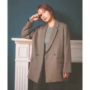 ジャケット テーラードジャケット 「無地＆チェック」アソートダブルジャケット  583342 レディース
