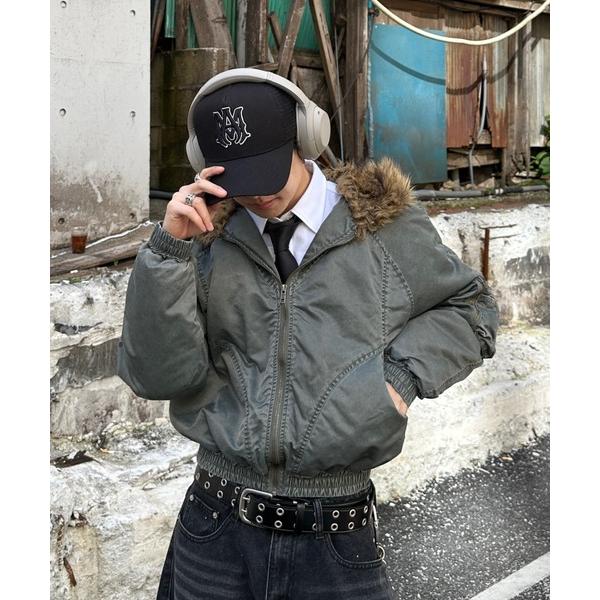 ブルゾン アウター vintage make short fur jacket - ヴィンテージメイ...