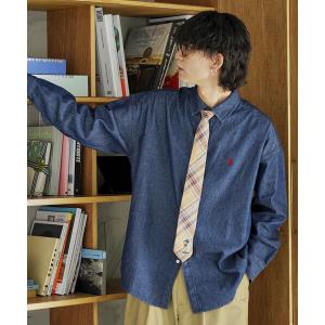 シャツ U.S. POLO ASSN./ユーエスポロアッスン 別注ワンポイント刺繍デニムシャツ(限定展開) メンズ