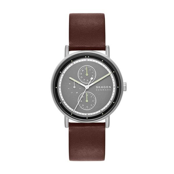 腕時計 スカーゲン 腕時計 メンズ アナログ レザー SKW6941 メンズ