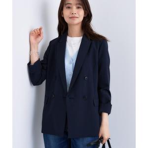 ジャケット テーラードジャケット 「UVケア」ライトダブルジャケット レディース