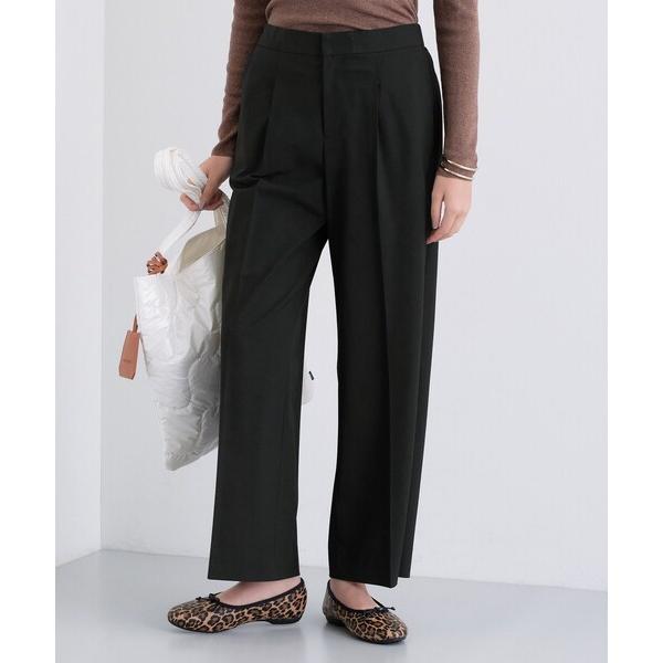 パンツ 「褒められパンツ」ワンタックワイドパンツ レディース