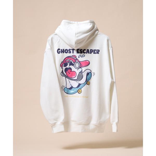 パーカー オバケスケボープリントパーカー unisex メンズ レディース