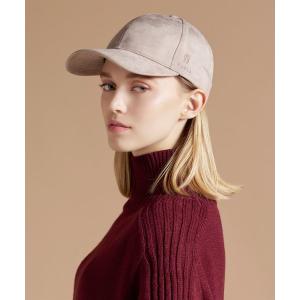 キャップ 帽子 キャップ  スエード ”FURLA ロゴ刺繍” レディース