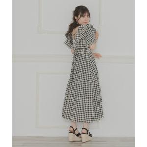「Rmine」 半袖ワンピース FREE アイボリー レディース