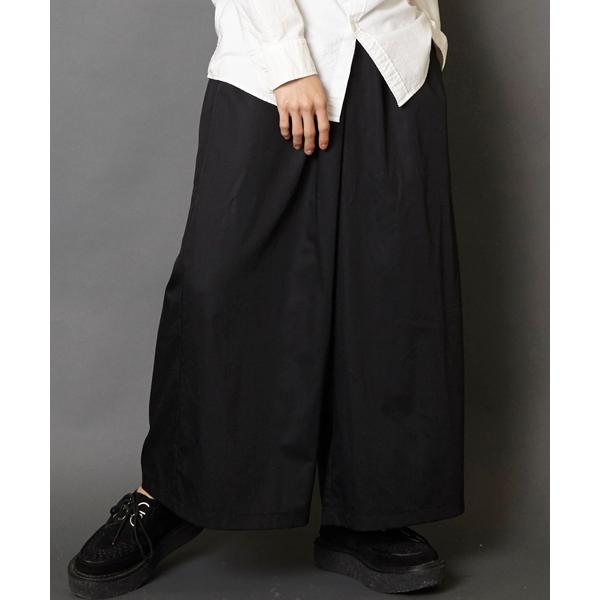 ワイドパンツ スラックス ビッグシルエットバギーパンツ　”HAKAMA” メンズ レディース