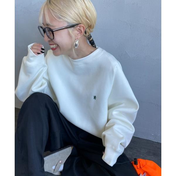 トレーナー スウェット 「GYMPHLEX/ジムフレックス」 スイングスリーブ ワンポイントロゴ刺繍...