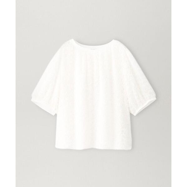 ブラウス シャツ 「L」「ウォッシャブル」ラメカットジャカードコンビプルオーバー レディース