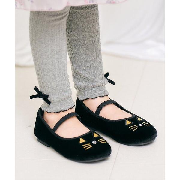 バレエシューズ ねこちゃんパンプス キッズ 子供 女の子