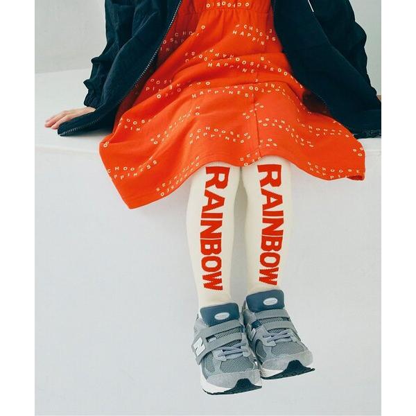 タイツ フロントロゴデザインカラフルタイツ キッズ 子供 男の子 女の子