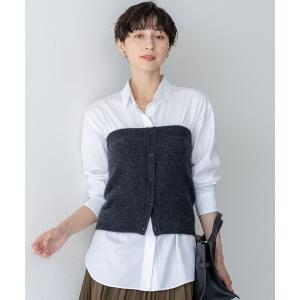 ブラウス シャツ 「見上愛さん着用/VERY11月号掲載」CANCLINI ベーシック シャツ レディース