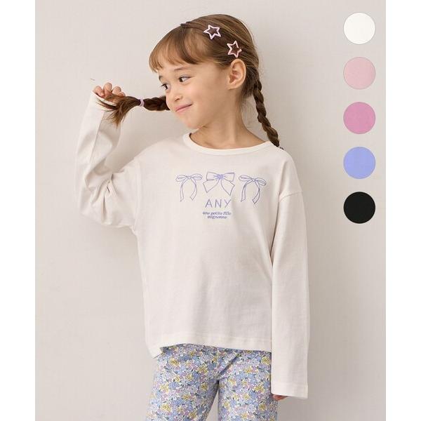 tシャツ 「Good Price」 ANY刺繍 長袖Tシャツ キッズ 子供服 女の子