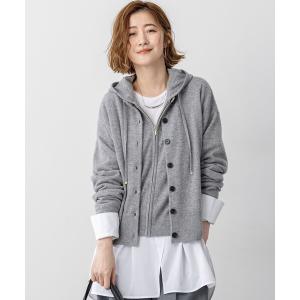 カーディガン 「見上愛さん着用/洗える」ピュアカシミヤ クルーネック カーディガン レディース