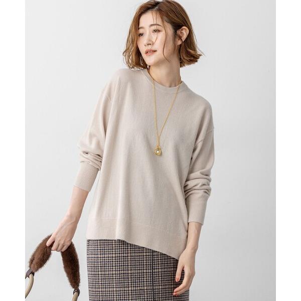 ニット セーター 「見上愛さん着用/VERY12月号掲載」ピュアカシミヤ クルーネック ニット レデ...