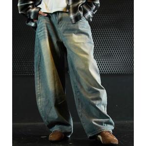 ジーンズ カーブデニムパンツ メンズ レディース