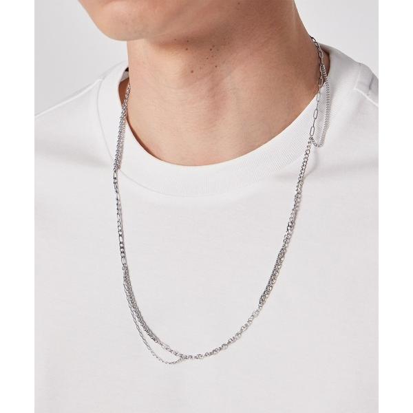ネックレス “Layered Mixed Chain” ネックレス「250905 210」 メンズ