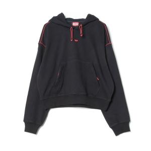 「DIESEL」 プルオーバーパーカー MEDIUM ブラック レディース