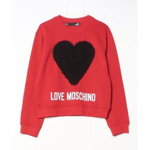 「Love Moschino」 スウェットカットソー - レッド レディース