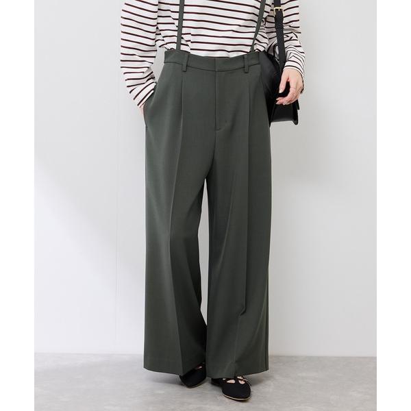 パンツ フレアシルエットサスペンダー付きパンツ レディース