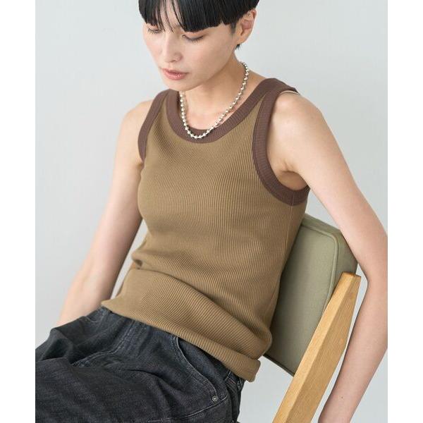 タンクトップ ノースリーブ アソートテレコタンクトップ レディース