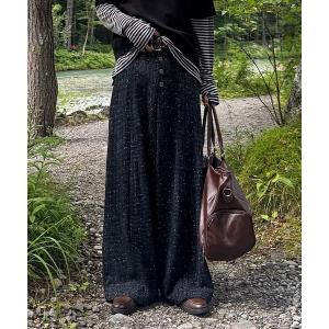 スラックス ツイードタックスラックス メンズ レディース