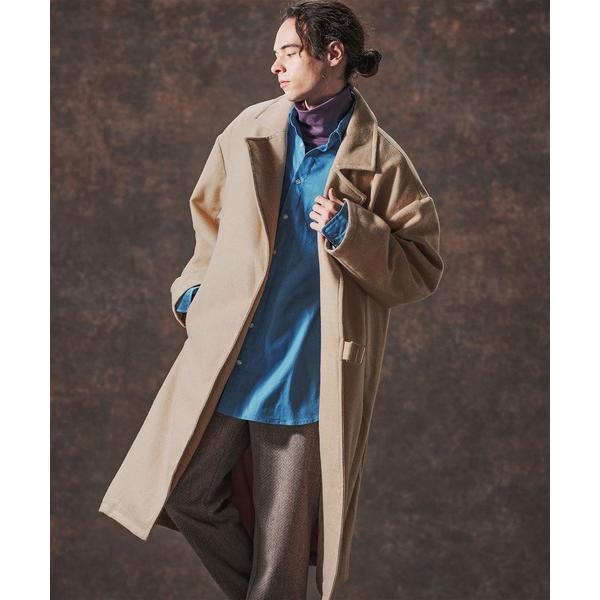 コート ジャケット mj10992-メルトンタイロッケンロングコート(JIH-R1126) メンズ